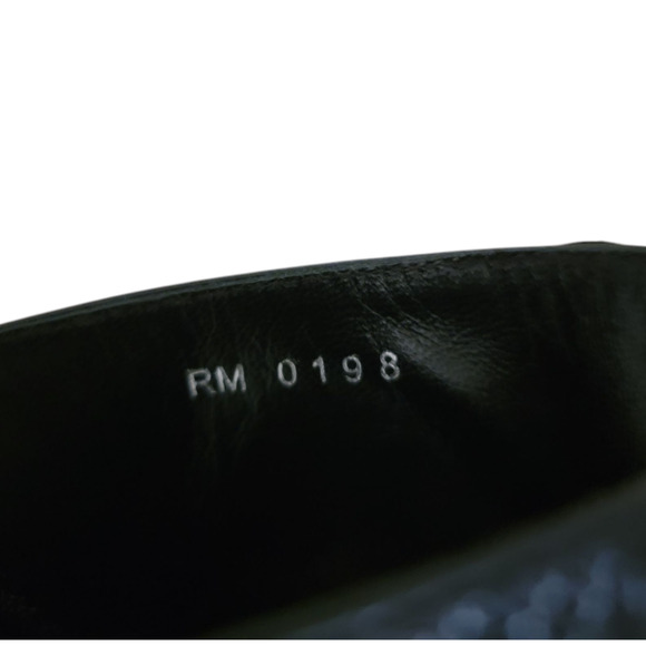 Givenchy Black Leather Logo Monogram 4G Mules Heeled Sandals 7.5 37.5 - Picture 5 of 13